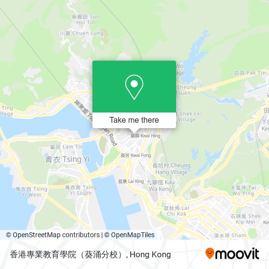 香港專業教育學院（葵涌分校） map