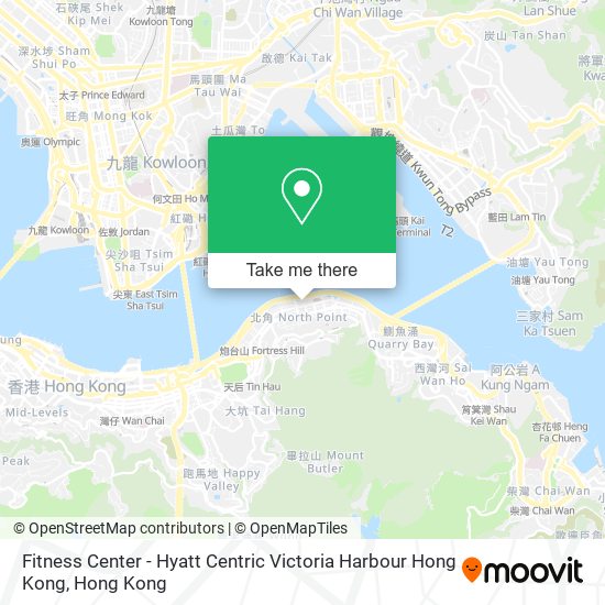 Fitness Center - Hyatt Centric Victoria Harbour Hong Kong map
