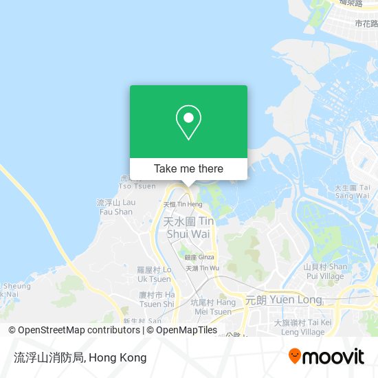 流浮山消防局 map