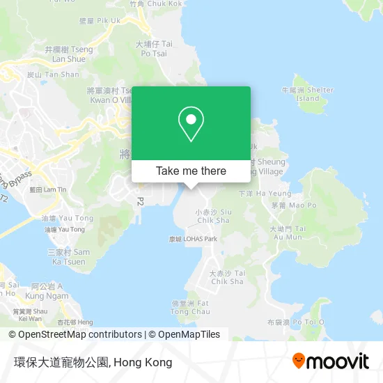 環保大道寵物公園地圖