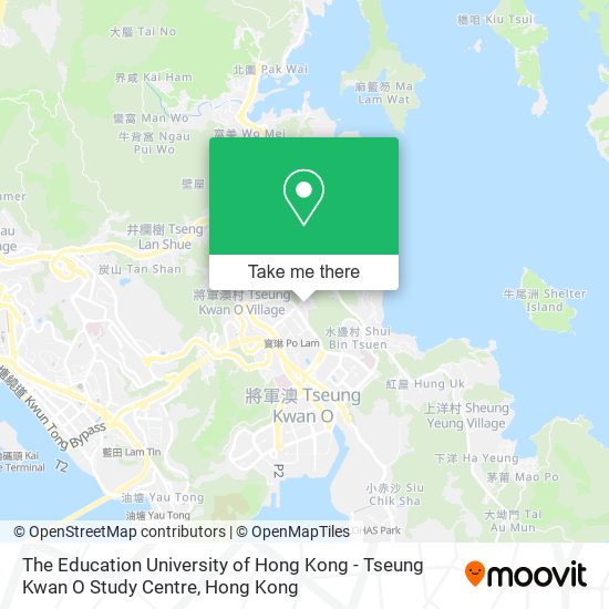 The Education University of Hong Kong - Tseung Kwan O Study Centre map