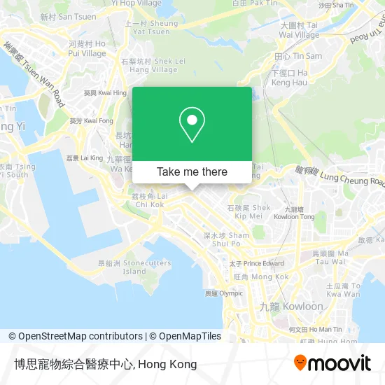 博思寵物綜合醫療中心地圖