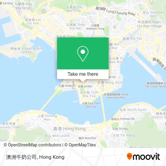 澳洲牛奶公司 map