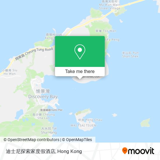 迪士尼探索家度假酒店 map