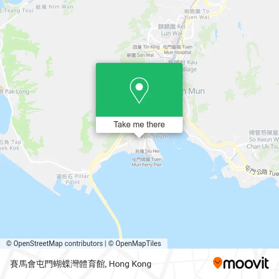 賽馬會屯門蝴蝶灣體育館 map