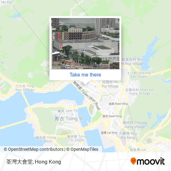 荃灣大會堂 map