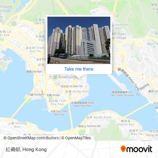紅磡邨地圖