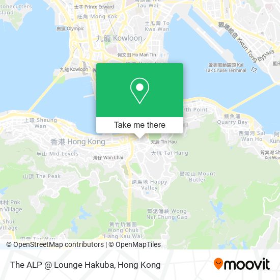 The ALP @ Lounge Hakuba map