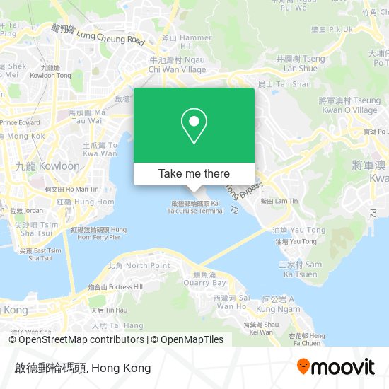啟德郵輪碼頭 map