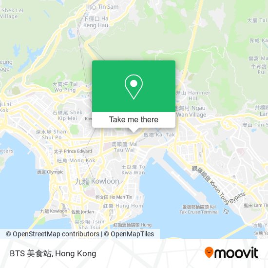 BTS 美食站 map