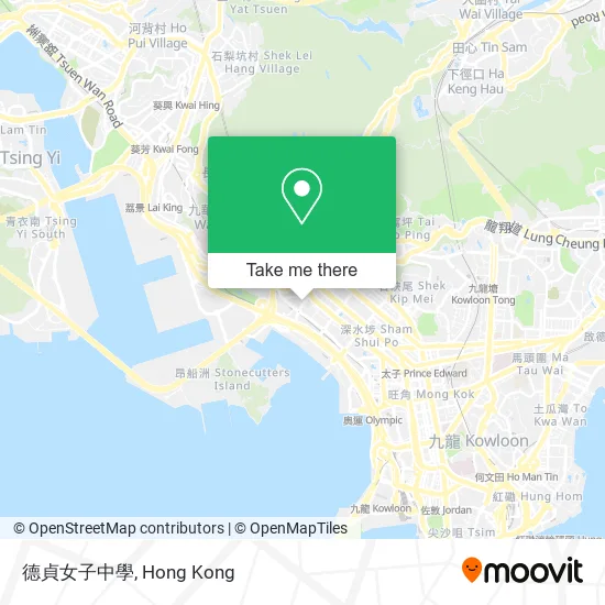 德貞女子中學 map