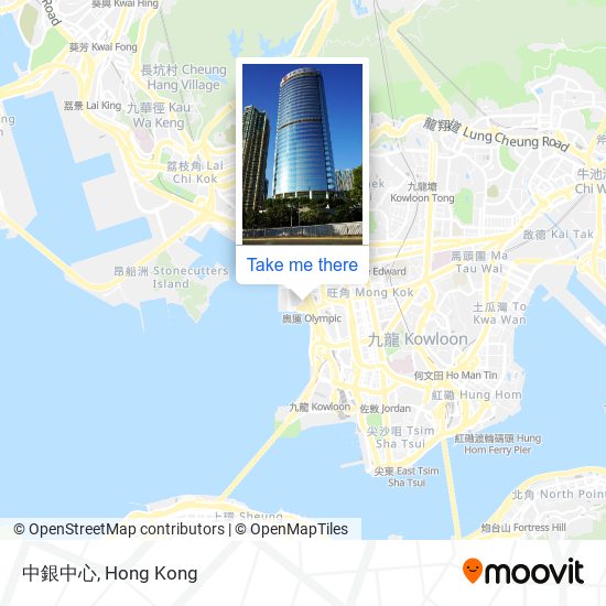 中銀中心地圖