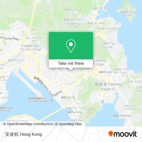 安達邨 map