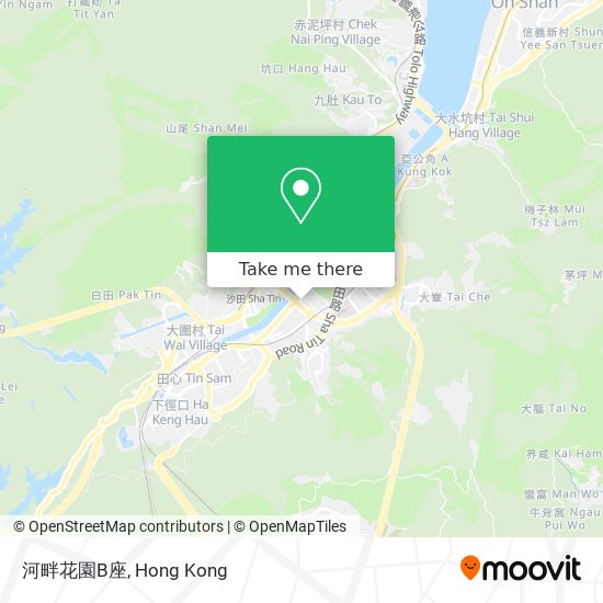 河畔花園B座 map