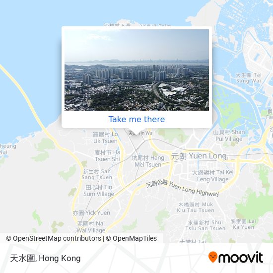 天水圍 map
