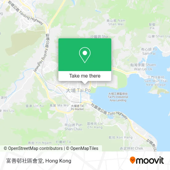富善邨社區會堂地圖