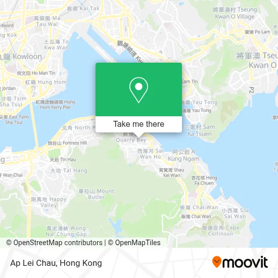Ap Lei Chau map
