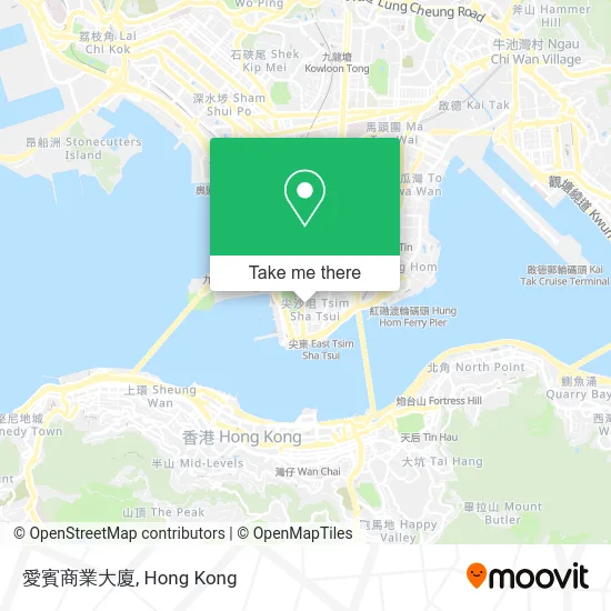 愛賓商業大廈 map