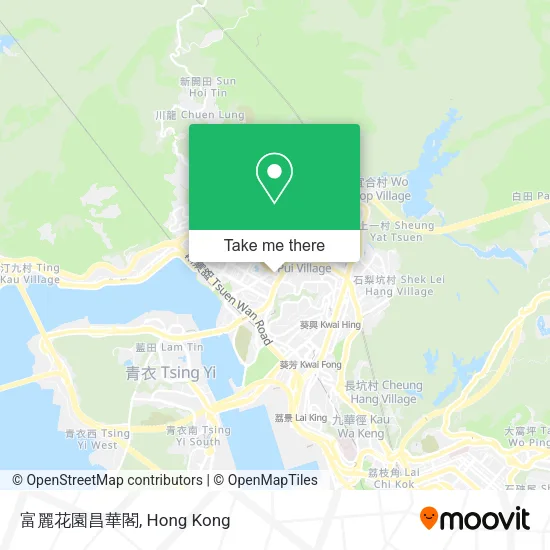 富麗花園昌華閣地圖