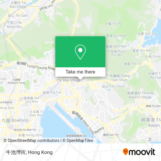 牛池灣街 map