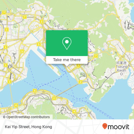 Kei Yip Street map