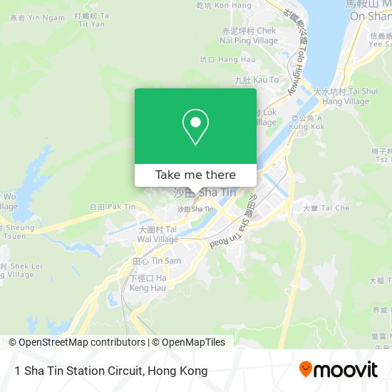 1 Sha Tin Station Circuit map