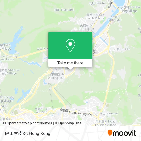 隔田村南滘地圖