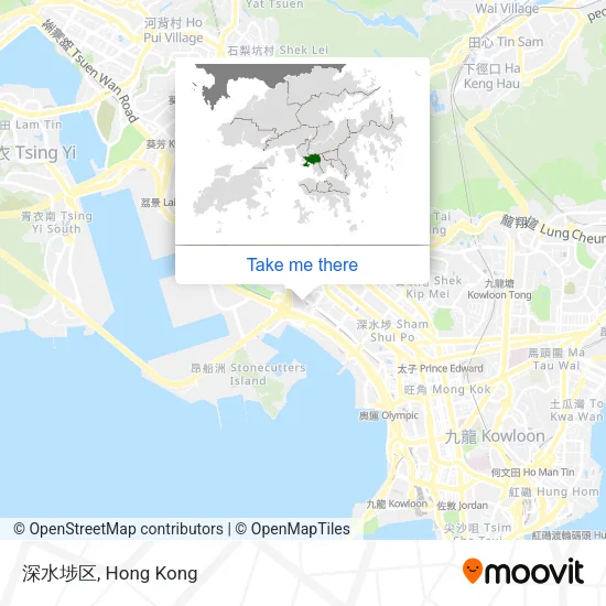 深水埗区地圖