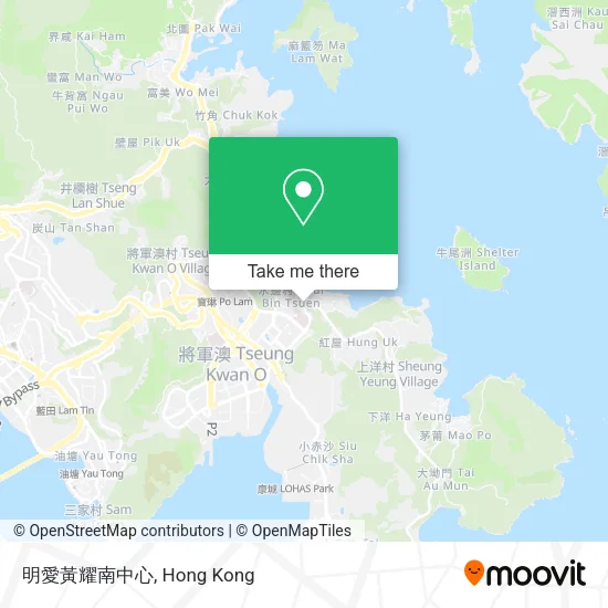 明愛黃耀南中心 map