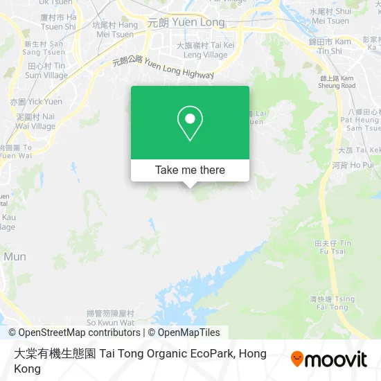 大棠有機生態園 Tai Tong Organic EcoPark map