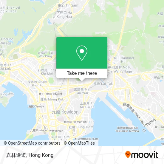 嘉林邊道 map