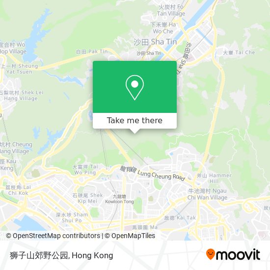 狮子山郊野公园 map