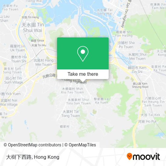 大樹下西路地圖