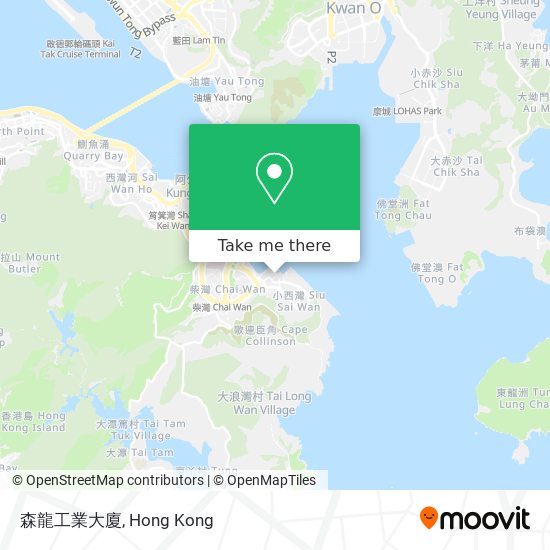 森龍工業大廈 map