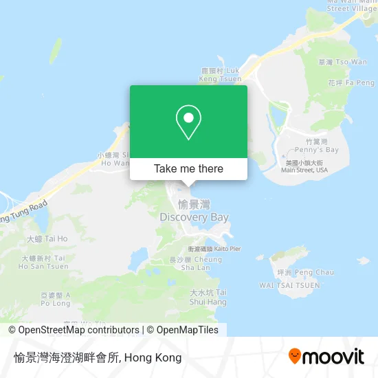 愉景灣海澄湖畔會所 map