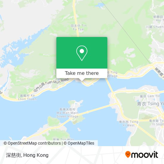 深慈街 map