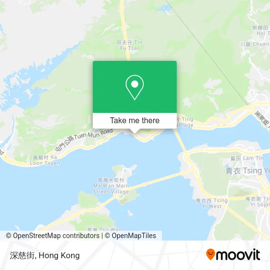 深慈街 map
