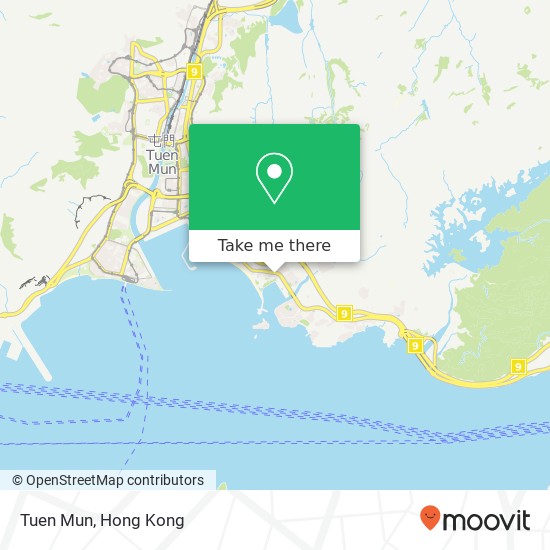 Tuen Mun map