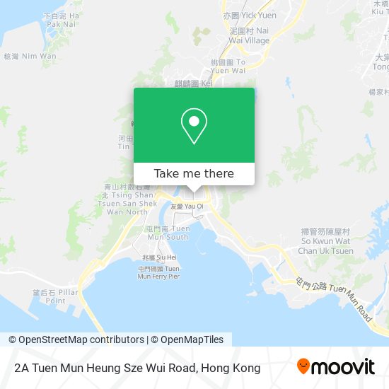 2A Tuen Mun Heung Sze Wui Road map