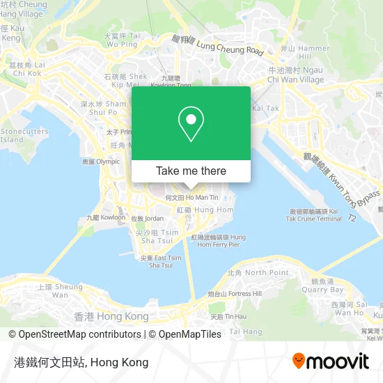 港鐵何文田站地圖