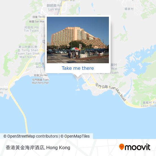 香港黃金海岸酒店 map