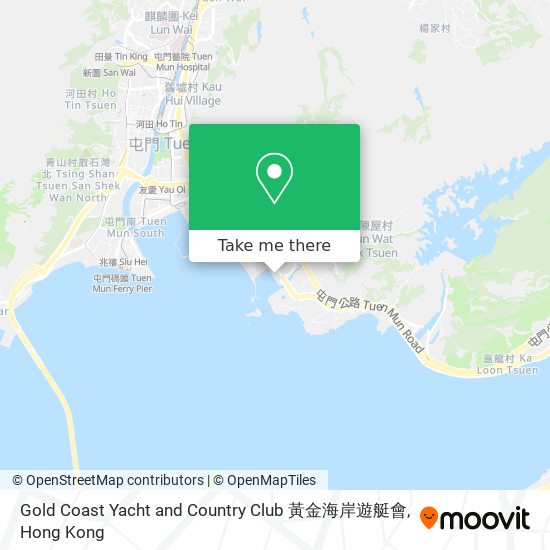 Gold Coast Yacht and Country Club 黃金海岸遊艇會 map