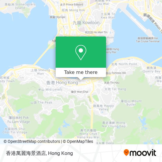 香港萬麗海景酒店 map