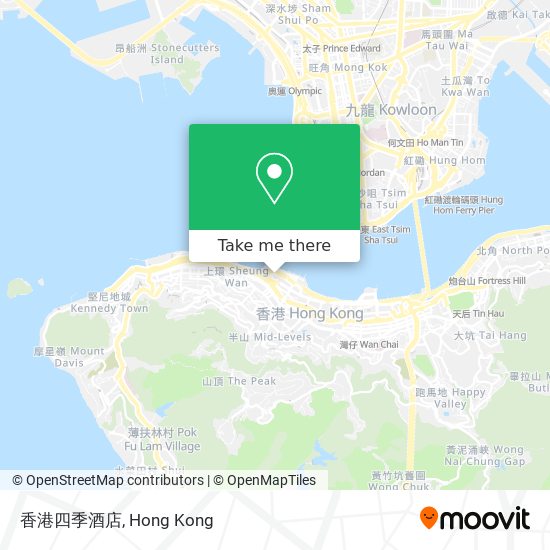 香港四季酒店 map