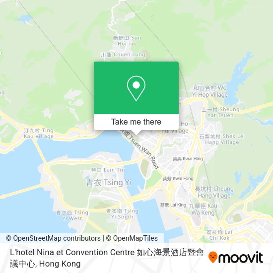 L'hotel Nina et Convention Centre 如心海景酒店暨會議中心地圖