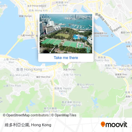維多利亞公園 map