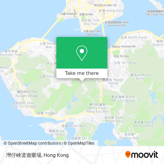 灣仔峽道遊樂場地圖