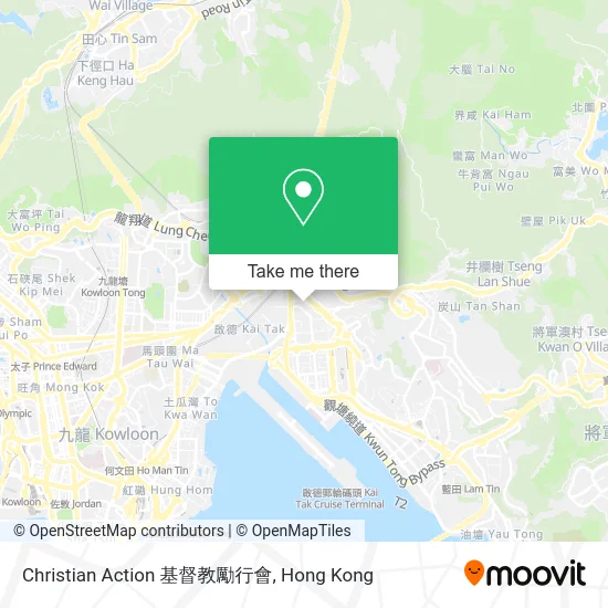 Christian Action 基督教勵行會 map