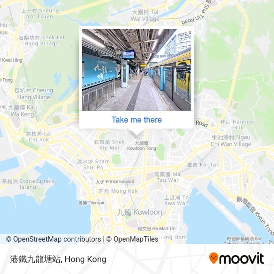 港鐵九龍塘站地圖