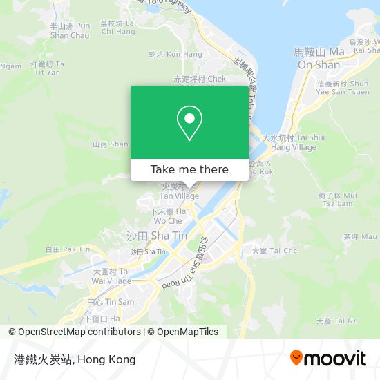 港鐵火炭站 map